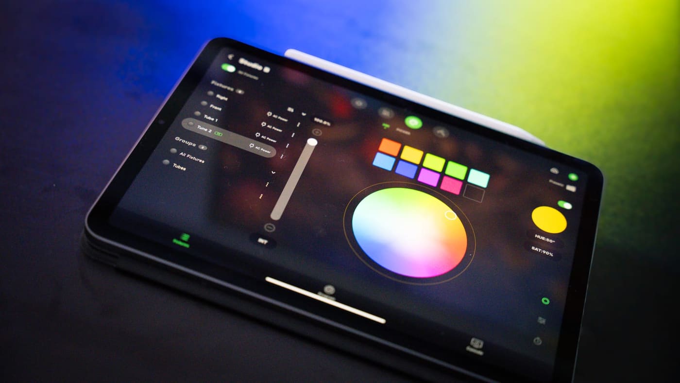 Lichtsteuerung auf dem iPad